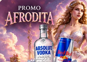 Promo Afrodita: vodka y bebida energética